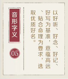 金昌起名流程五